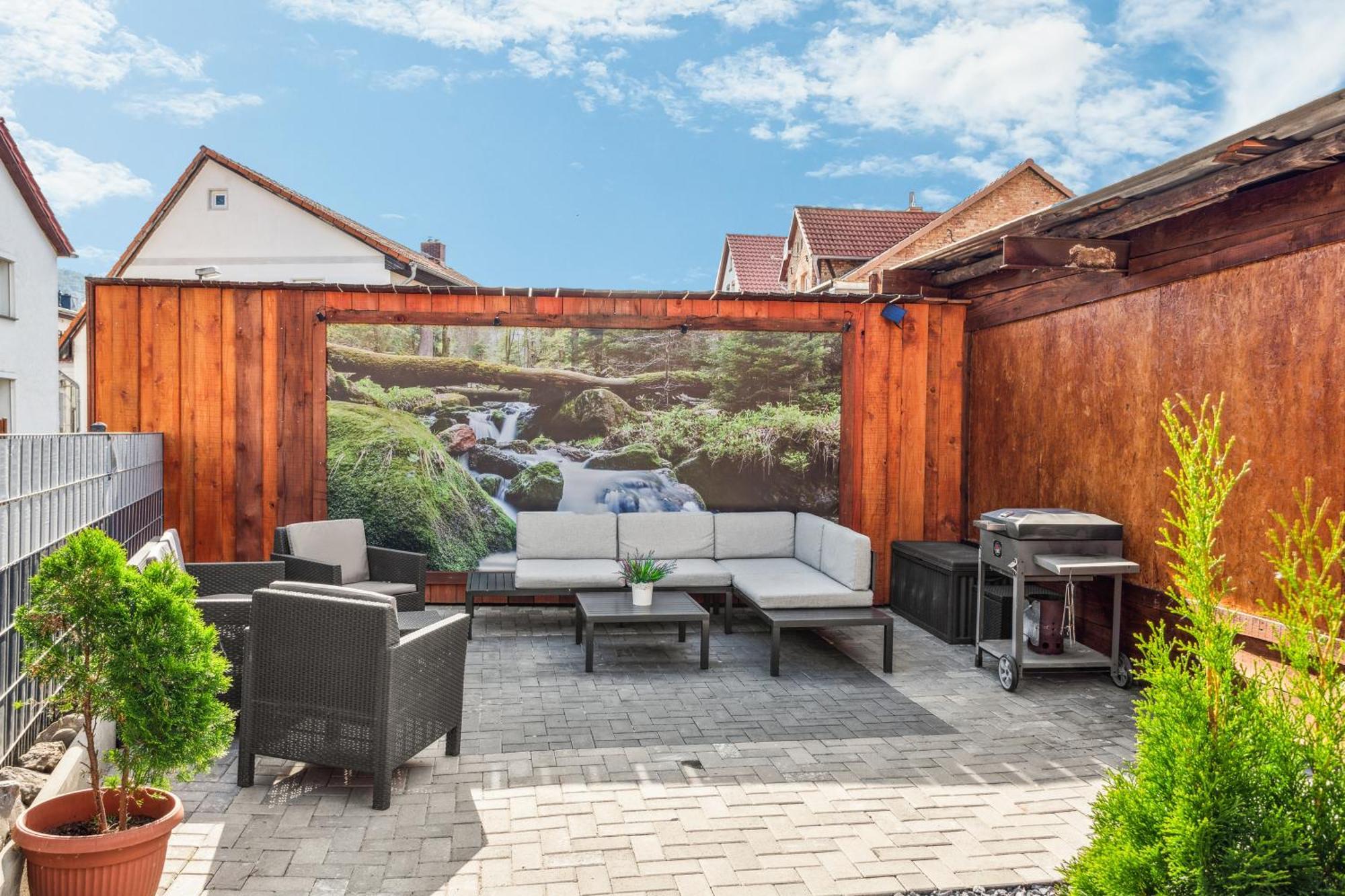 Apartment Harzduft Center Thale - Grill & Garden ภายนอก รูปภาพ